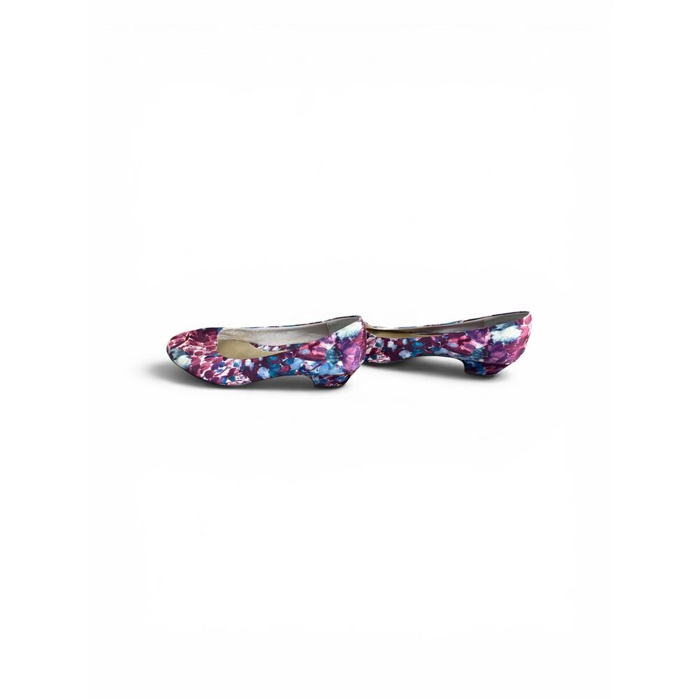 Easy Street Floral Print Low Heel Pumps Shoes Women's 8.5 Wide - Picture 5 of 6